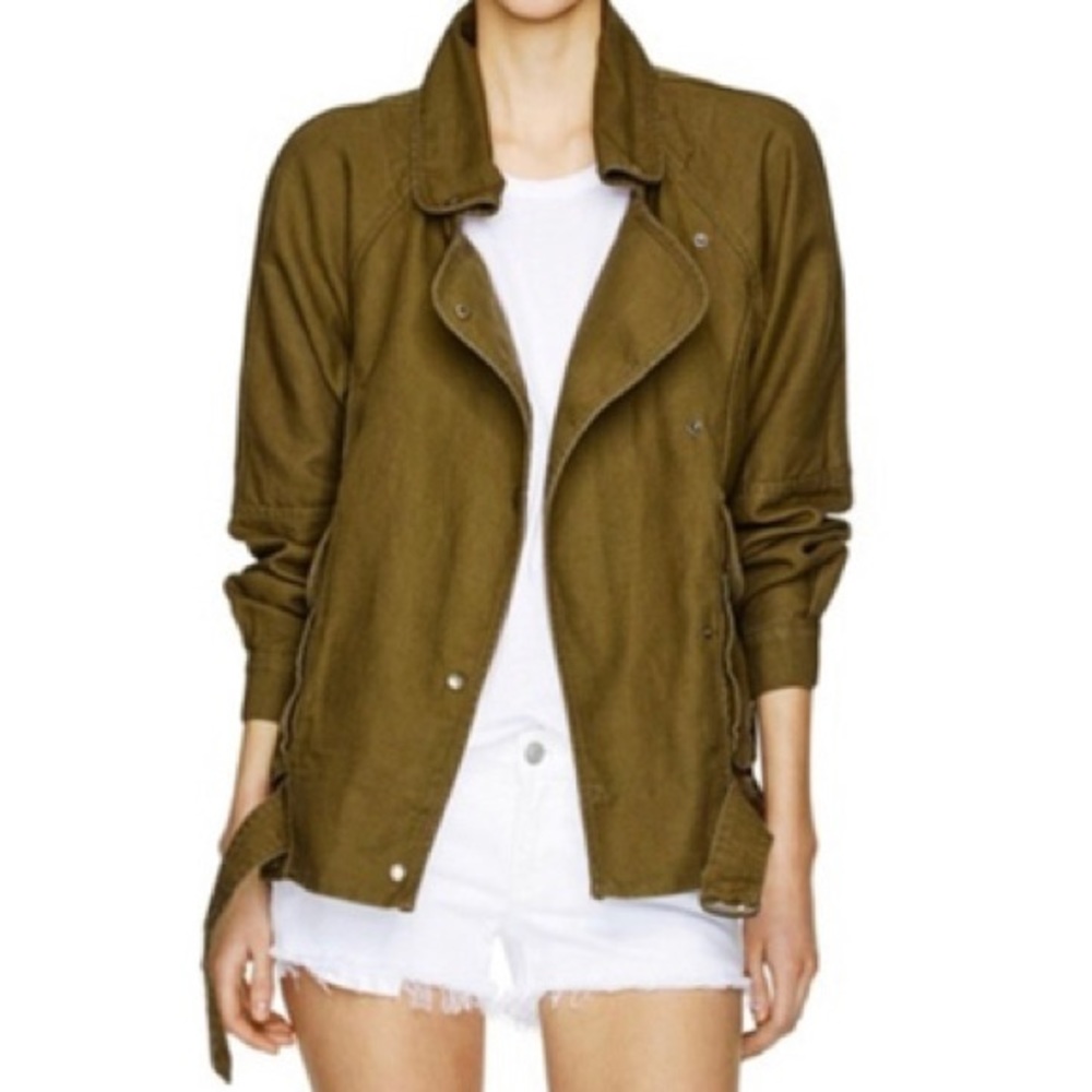 Wilfred Free Cotton Linen Rayder Jacket Size S